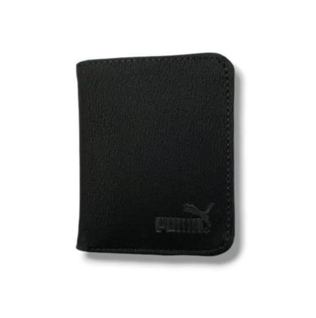Black Leather Wallet for Men Multiple Card Slots Cash Pocket Lightweight