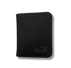 Men's Leather Wallet Black Orange Gray Puma Logo