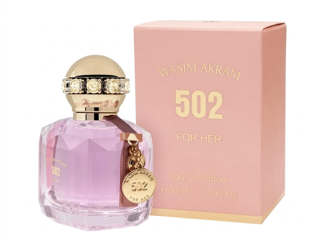 Janan Gold & Wasim Akram 502 Perfume Set for Her & Him