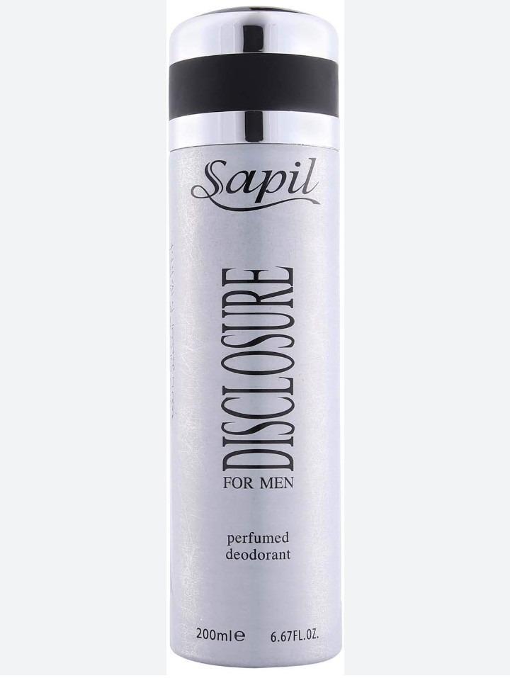 Men's Silver Spray Bottle 200ml Deodorant