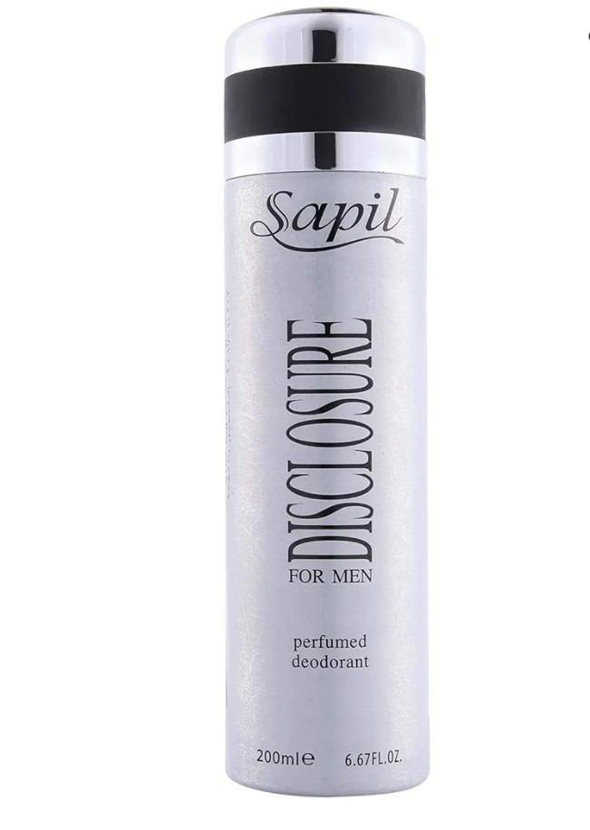 Men's Silver Spray Bottle 200ml Deodorant